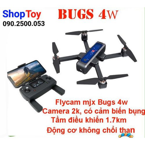 Máy bay flycam bugs 4w 4k gps bay xa