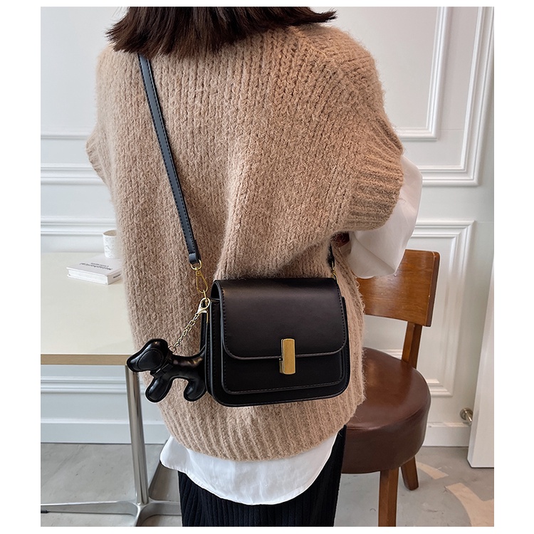 Túi Đeo Chéo Vuông Nhỏ Xinh HE189 Thời Trang Cho Bạn Gái