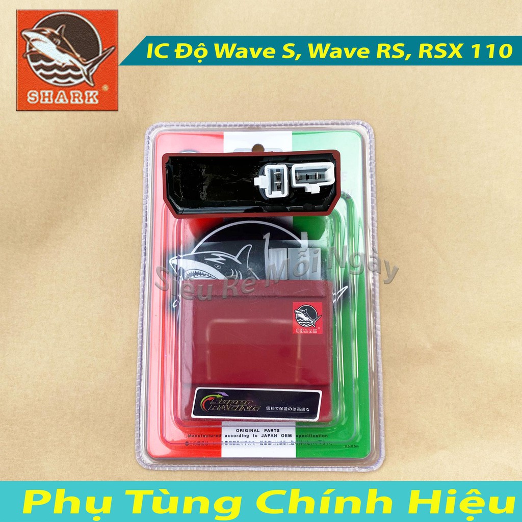 IC Độ Shark Mở Tua Honda Wave S110, RS110, RSX110 Malaysia