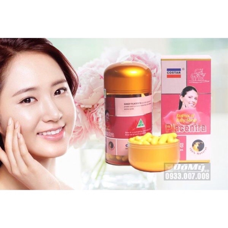 Nhau thai cừu Úc Costar 35000mg - điều hòa nội tiết, giảm nám - tàn nhang