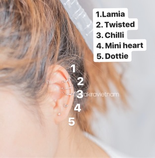 Khuyên kẹp vành tai Basic earcuff