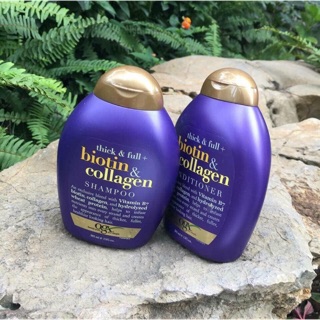 Cặp dầu gội xả BIOTIN COLLAGEN OGX 385ml