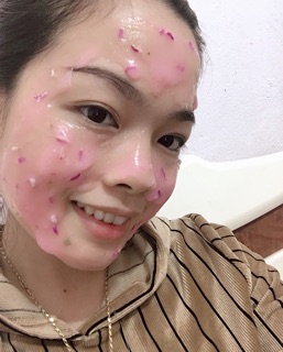 Mặt nạ colagen hoa hồng