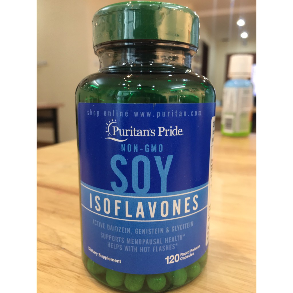 Viên Uống Mầm đậu nành Soy Isoflavones Puritan's 120viên