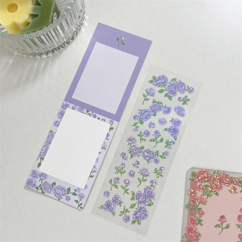 Hình dán trang trí hình hoa hồng