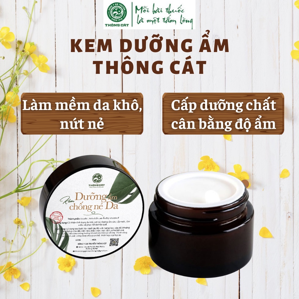 Kem dưỡng ẩm da, chống nẻ Đông gia truyền Thông Cát- Cung cấp dưỡng chất., tạo độ ẩm cho da, giúp da căng bóng