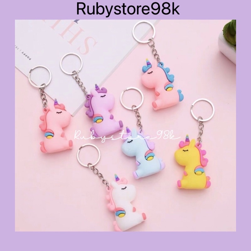 Móc Khoá Kì Lân UNICORN ngựa một sừng dễ thương