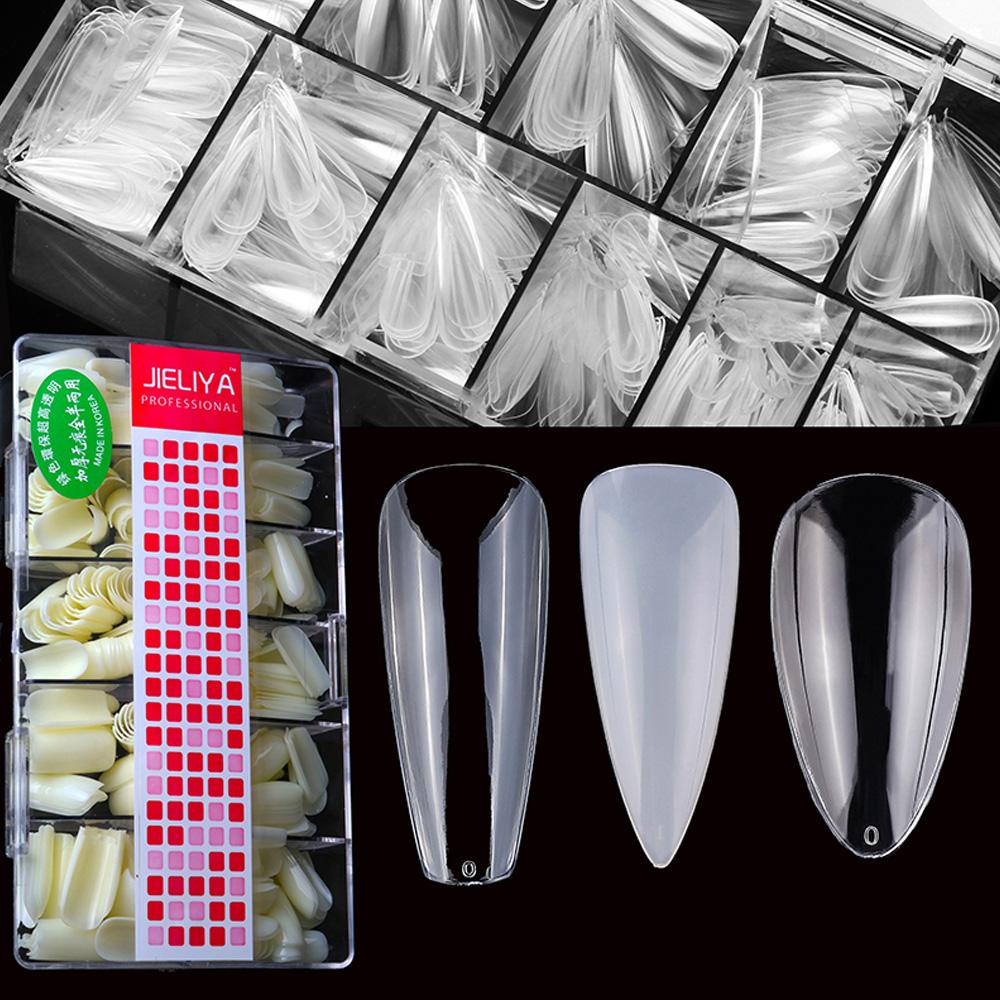 AROMA Bộ Móng Tay Giả Che Phủ Toàn Diện Siêu Mỏng Tháo Rời Được Kiểu Pháp