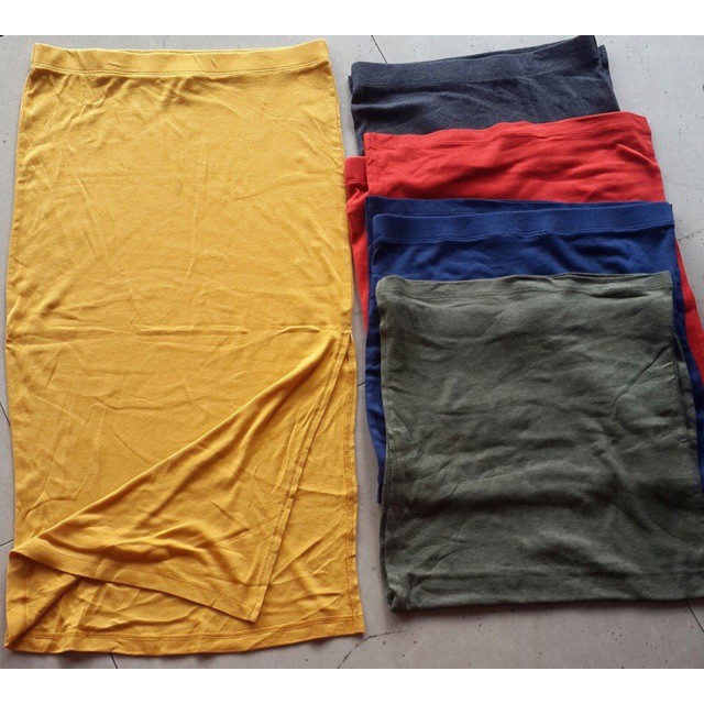 Chân váy thun xẻ tà hiệu FOREVER21