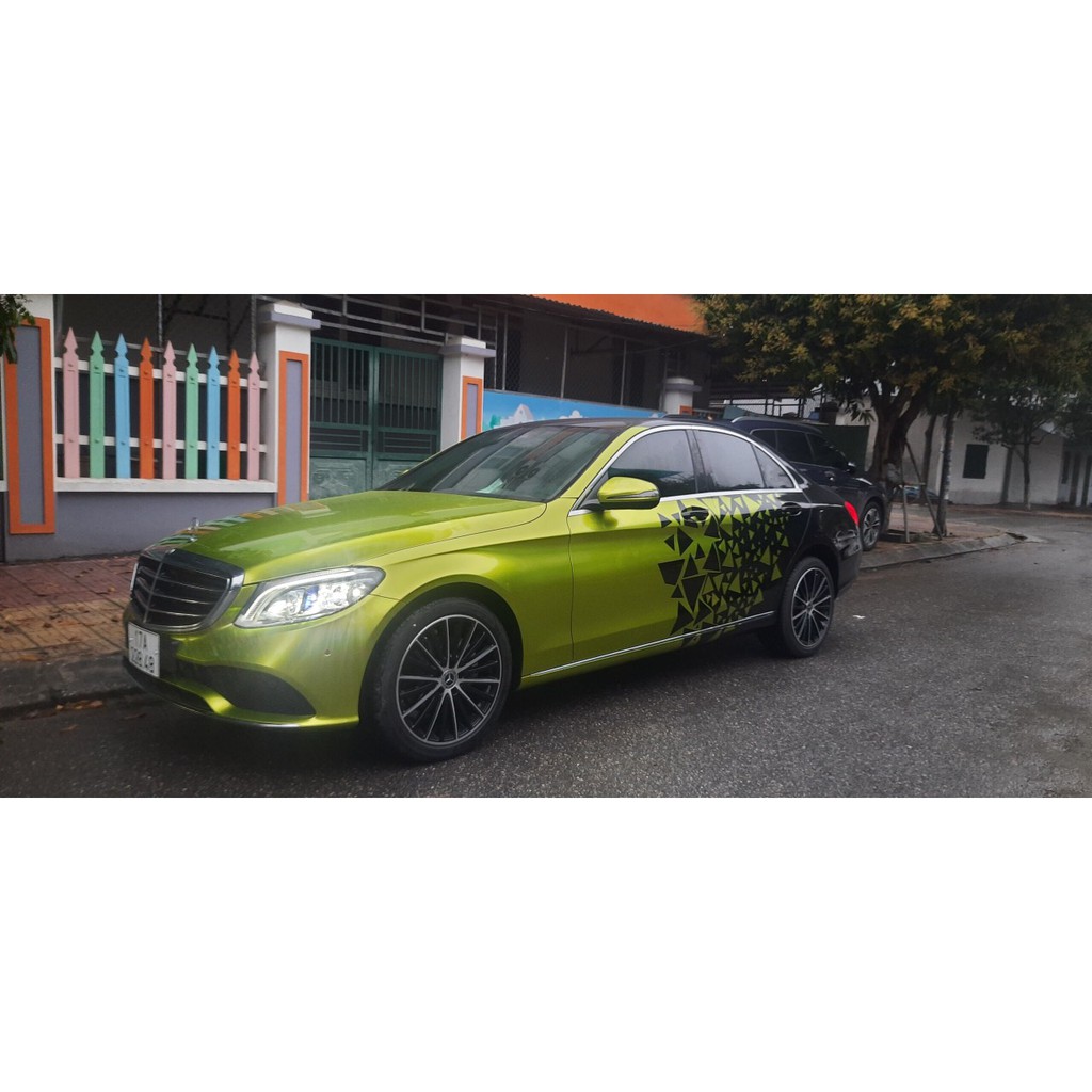 Decal Xanh pha Vàng GAL12 Teckwrap - USA