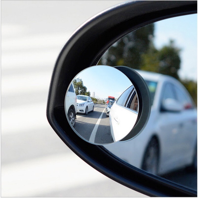 Bộ gương xóa điểm mù tráng gương, gương cầu lồi dán kính chiếu hậu ô tô, xoay 360 độ, độ nét cao cho xe hơi xóa góc chết