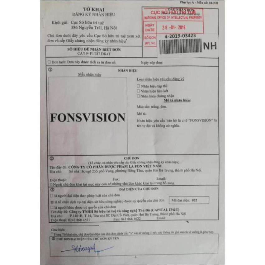 Viên uống bổ mắt ❤️LUTEIN❤️ Sáng mắt,tăng cường thị lực ✔️️️ Đẩy lùi thoái Hóa Điểm Vàng Fons Vision (30 viên) | BigBuy360 - bigbuy360.vn