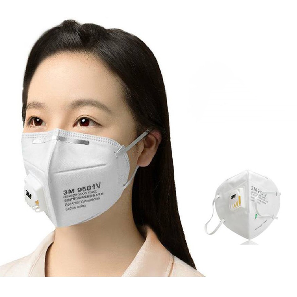 Khẩu trang 3M- 9501V chống bụi siêu mịn pm 2.5 có van thở thông minh tốt cho sức khoẻ | BigBuy360 - bigbuy360.vn