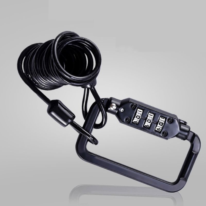Dây Khóa Nón Bảo Hiểm Xe Đạp 3 Chữ Số Chống Trộm Utake