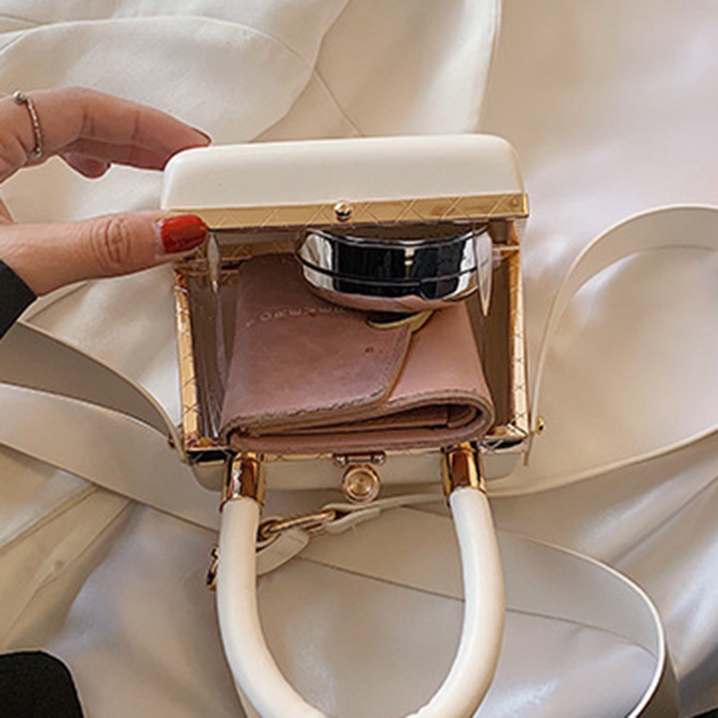 Túi Đeo Chéo Dáng Vuông Nhỏ Thời Trang Sang Trọng Cho Nữ