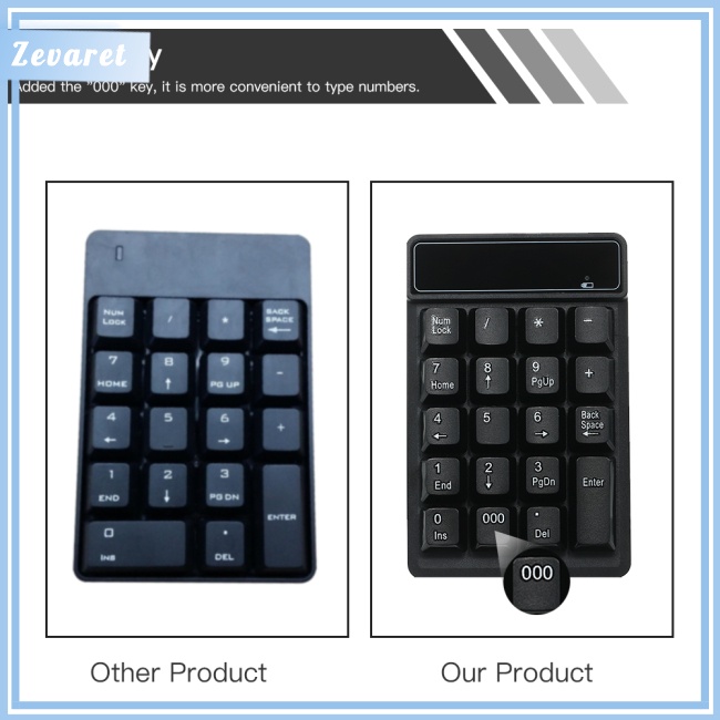 Bàn Phím Số Không Dây Cảm Ứng Cơ Học Dành Cho Ngân Hàng Tài chính