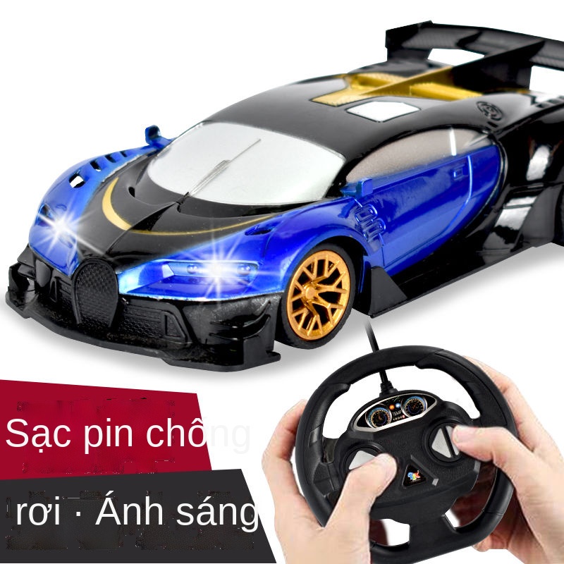 DĐồ chơi trẻ em ô tô điều khiển từ xa có thể sạc lại đua cậu bé điện đa năng