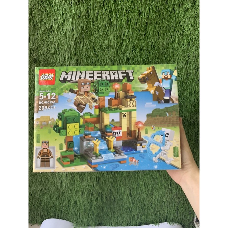 Bộ LEGO Mineeraft nhiều chi tiết cho bé lắp ráp - LG66058/LG66059