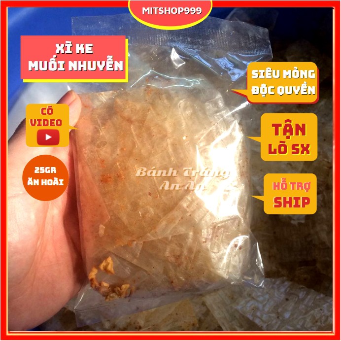 Bánh Tráng Muối Nhuyễn Xì Ke Tỏi ❗Đ𝐎̣̂𝐂 𝐐𝐔𝐘𝐄̂̀𝐍 ❗ Thơm - Cay🔥 Bánh Tráng Trộn Xike Siêu Mỏng- Mua 𝟐𝟎 Tặng 𝟏 Thẻ Căn Cước