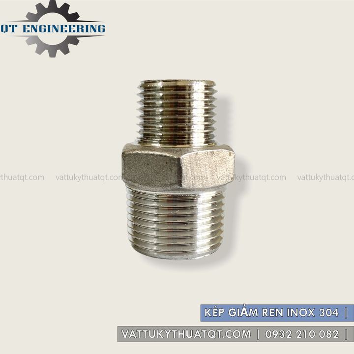 Kép Giảm Ren Inox 304 | DN10-DN25