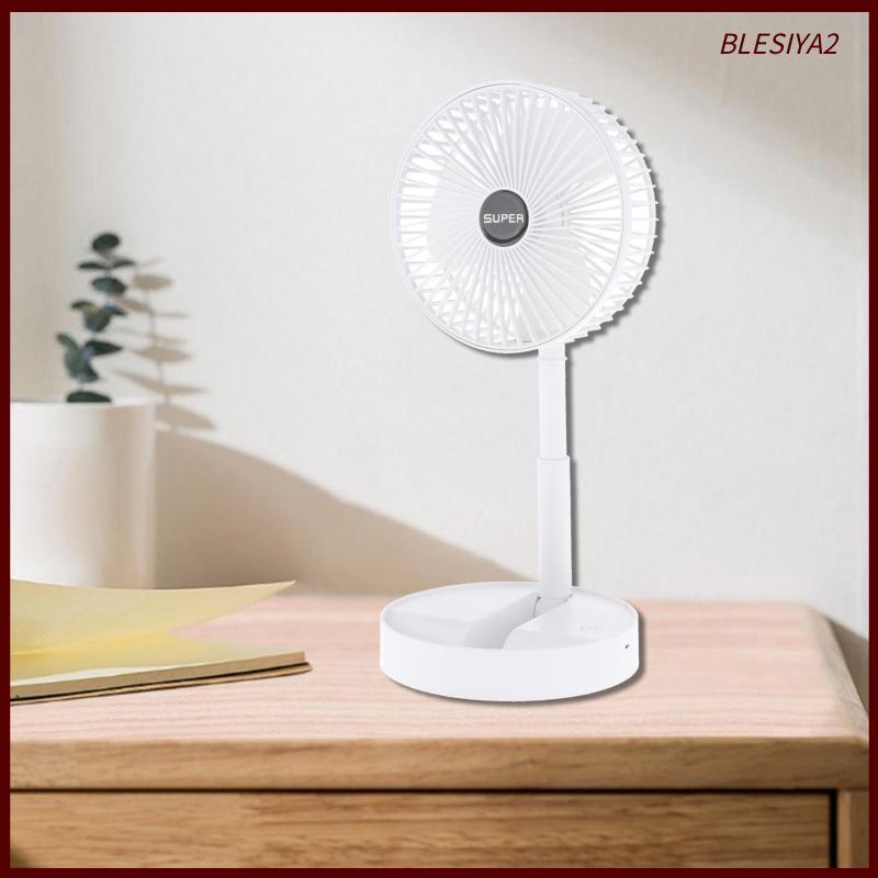 Foldable Desktop Fan Portable Personal Fan 3 Speeds Head Rotatable