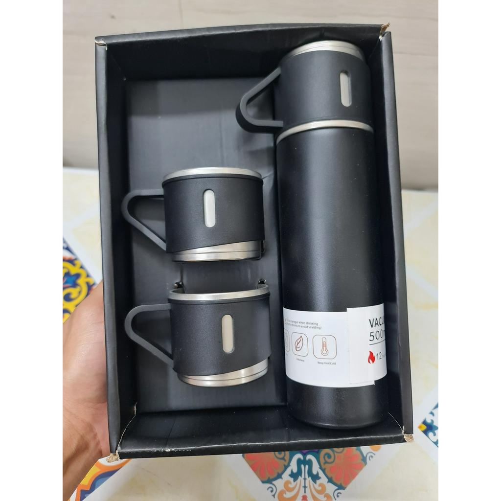 BÌNH GIỮ NHIỆT 500ML TẶNG KÈM CỐC