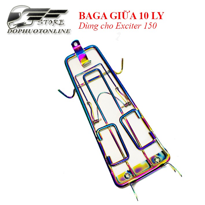 BAGA THÉP 10 LY EXCITER 150 -  Lượn giữa trước Ex150 titan 7 màu