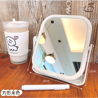 Gương lúa mạch trang điểm- Gương để bàn decor