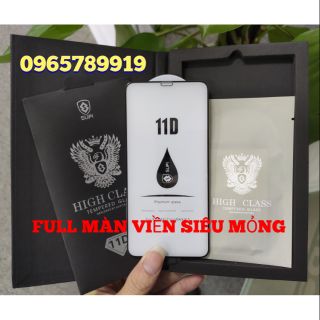 CƯỜNG LỰC FULL MÀN IPHONE VIỀN SIÊU MỎNG CHÍNH HÃNG SUPITEC