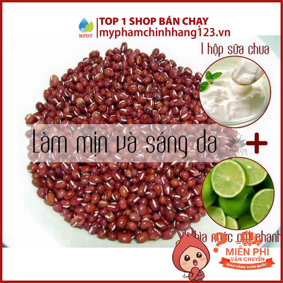 1kg bột đậu đỏ nguyên chất loại hạt nhỏ tắm trắng đắp mặt