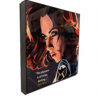 Tranh treo tường phim MARVEL Blackwidow, kèm khung gỗ, Tranh Canvas decor phòng ngủ, phòng làm việc