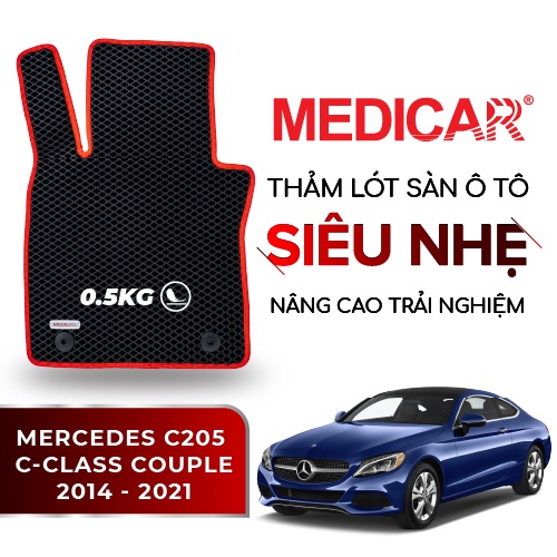 MEDICAR - Thảm Lót Sàn ô tô Mercedes C205 C-Class Couple (2014 - 2021)