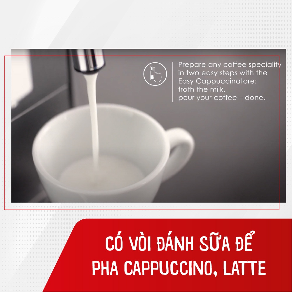 Máy pha cà phê tự động Melitta Avanza Titan - Nhập khẩu chính hãng 100% từ thương hiệu Melitta, Đức