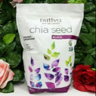 100gr hạt chia Nutiva mỹ xé lẻ date 2022
