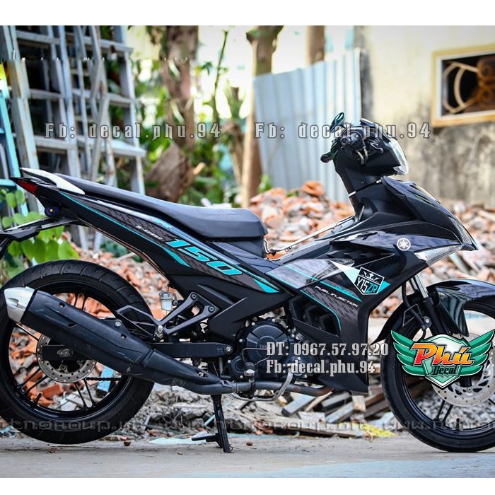 Tem rời EX 150 Đen Y15 ZR (P)