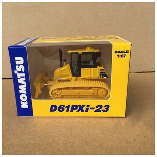 Mô hình máy ủi bánh xích  KOMATSU D61PXi-23 chính hãng tỷ lệ 1/87