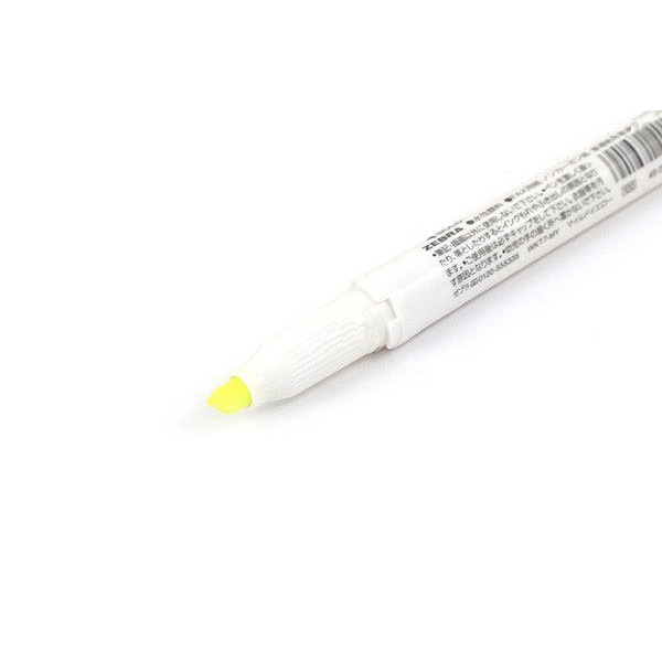 Bút đánh dấu hai đầu Zebra Mildliner Double-Sided Highlighter – Fine/Bold – Màu vàng (Mild Yellow)