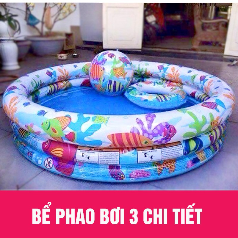 ( SHOPEE TRỢ GIÁ) BỂ BƠI - PHAO BƠI 3 CHI TIẾT INTEX CHÍNH