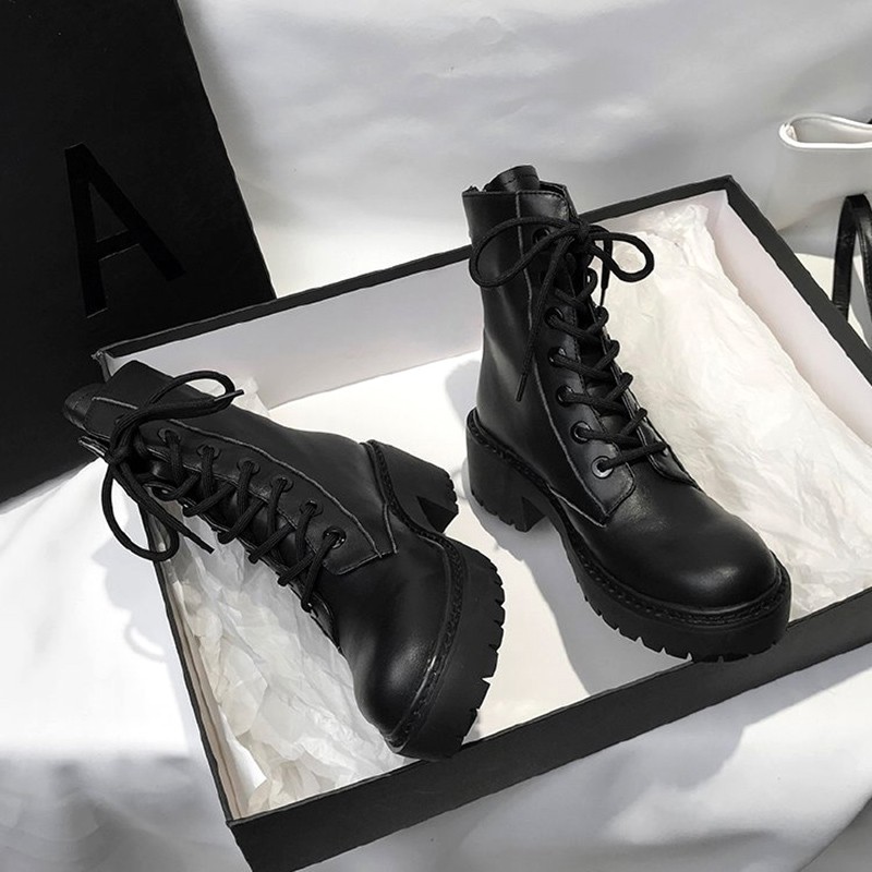 Giày Boot Nữ Thời Trang Thu Đông