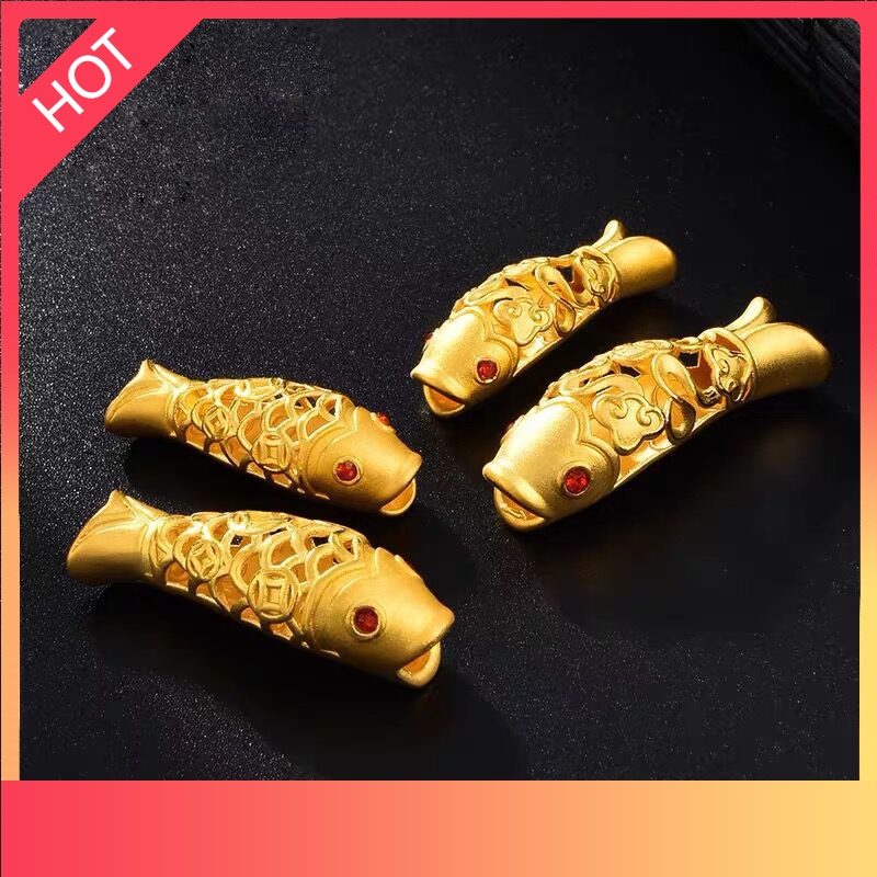 Phụ Kiện Vòng Tay Hình Cá Vàng Bằng Đồng Thau D2 DIY