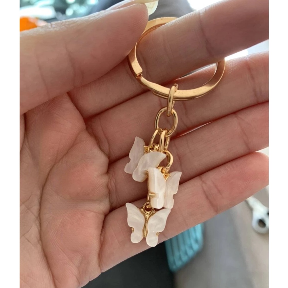 Bướm Charm Keychain Phụ kiện được cá nhân hóa