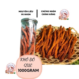 Khô bò que siêu ngon loại 1 - 1.000gram nguyên liệu bếp ngon