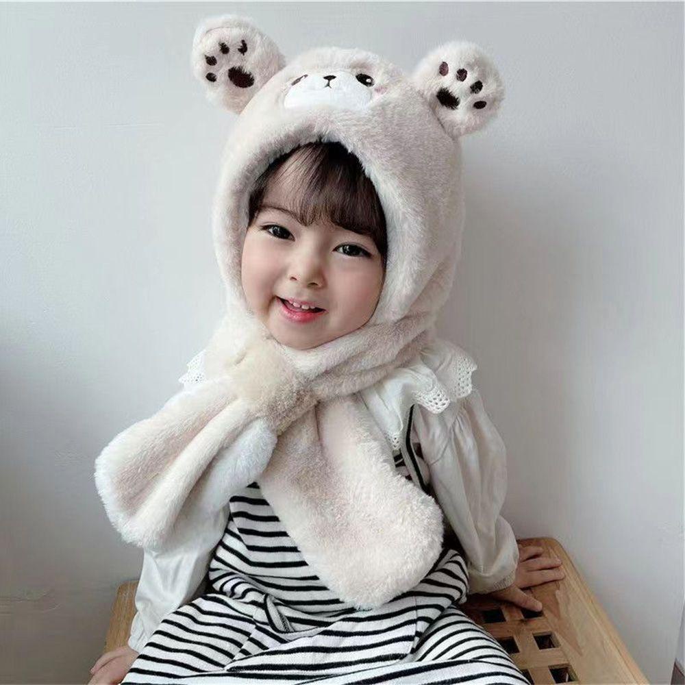 BSUNS Winter Baby Hats Soft Ear Protection Cartoon Kids Earflap Bonnet Cap