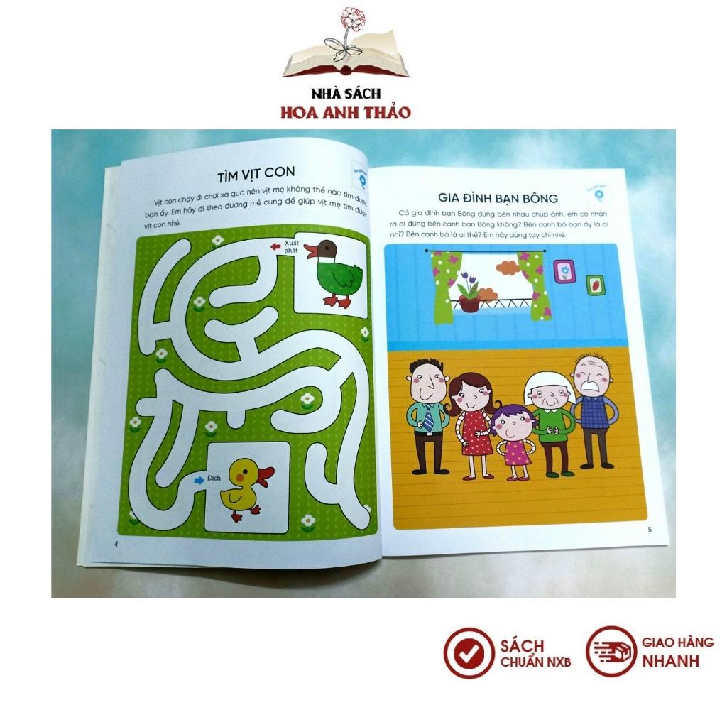 Sách Phát Triển IQ, Rèn Luyện Tư Duy Não Bộ (2 - 4 tuổi) Bộ 4 quyển