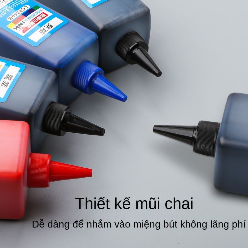 Chai lớn 500ML bút đánh dấu bảng trắng Mực đen Giỏ màu đỏ Chất làm sạch / đầy lỏng Nước có thể tẩy xóa