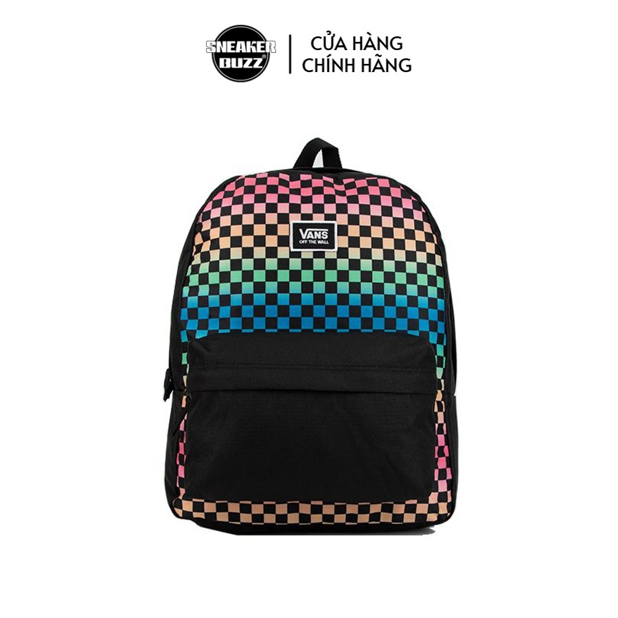 Balo Vans Realm Gradient Check Backpack VN0A3UI7YBL