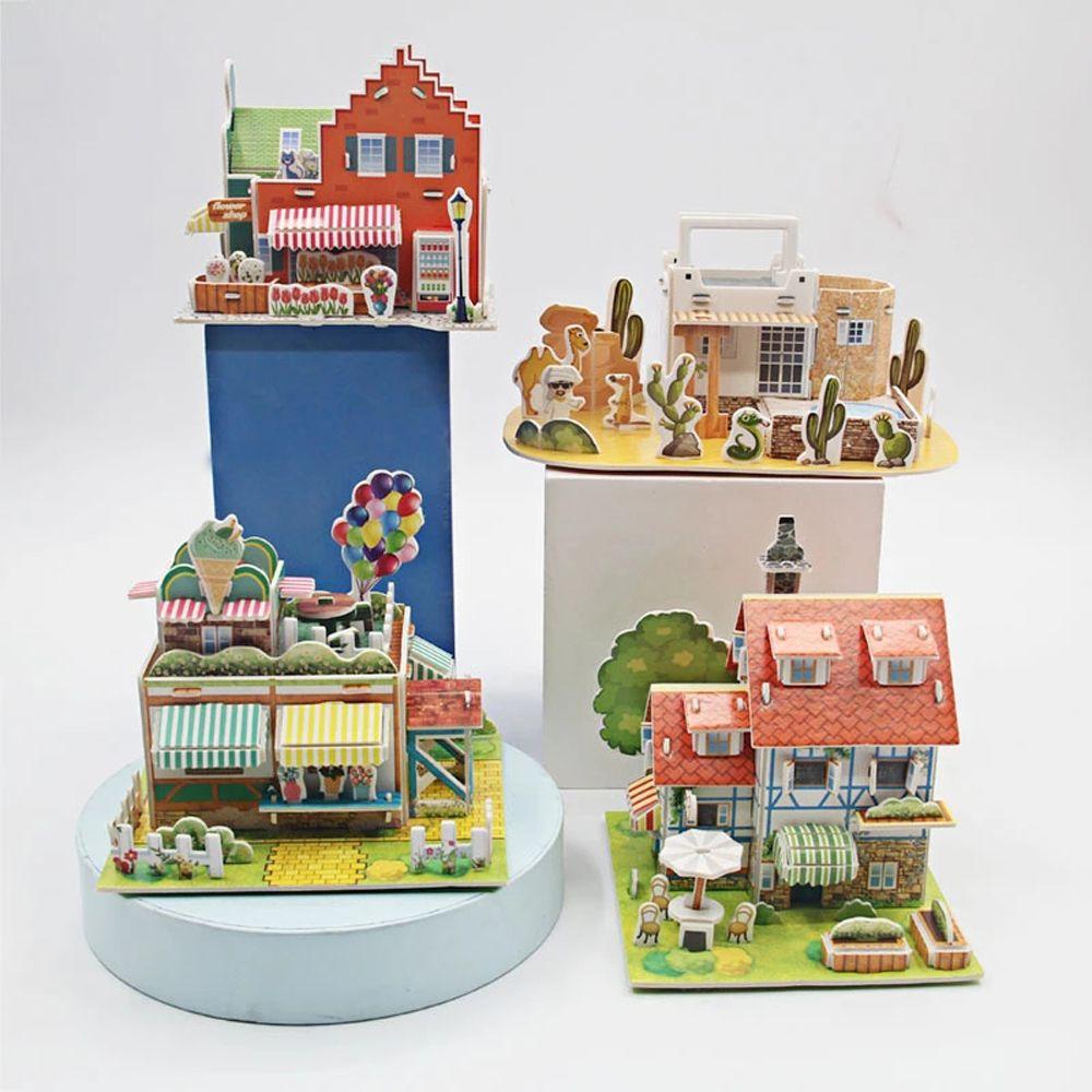 Bộ Đồ Chơi Xếp Hình 3D Họa Tiết Hoạt Hình Dành Cho Trẻ Em