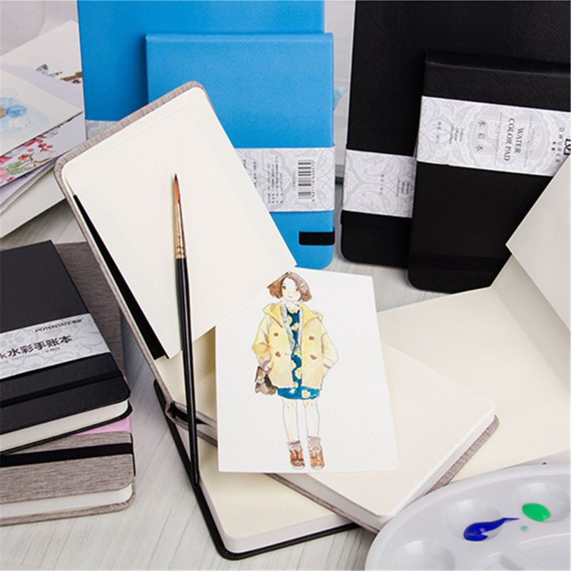 Set 24 tờ giấy vẽ màu nước 300gsm