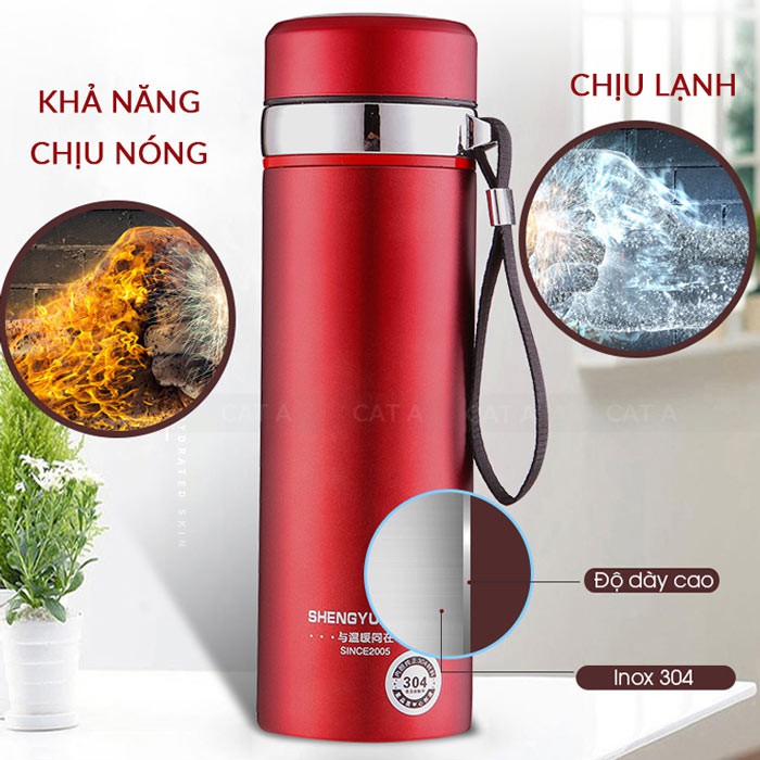 Bình giữ nhiệt lõi INOX304 không gỉ Cát Á - Giữ nhiệt hiệu quả, dễ dàng sử dụng [ 800ML-1000ML ] !