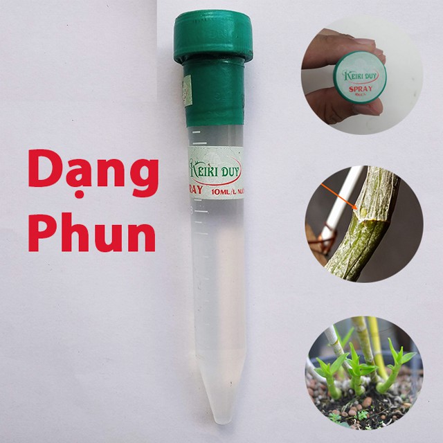 [Tặng xi lanh]Thuốc Kích Mầm_Kích Chồi Keiki Duy Xanh Spray_Dạng Phun Cho Lan, Hồng, Cây Hoa